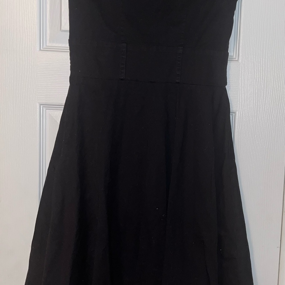 Lindy Bop Dress, Black/ Red, Size XS - Picture 3 of 6